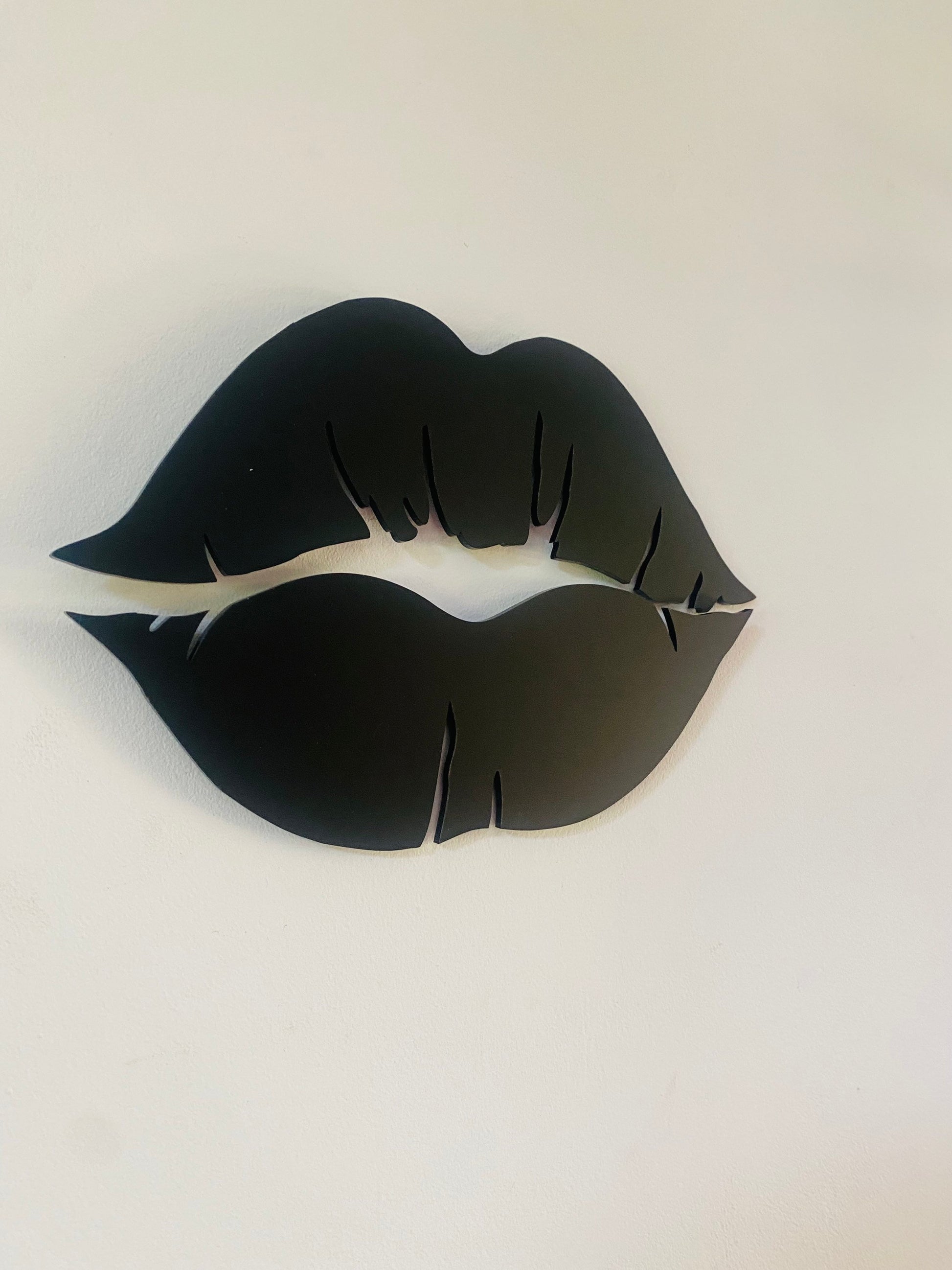 Acrylic lips  - Acrylic - Lip Decor - Wall decor - wall lips - Multiple Colour Options