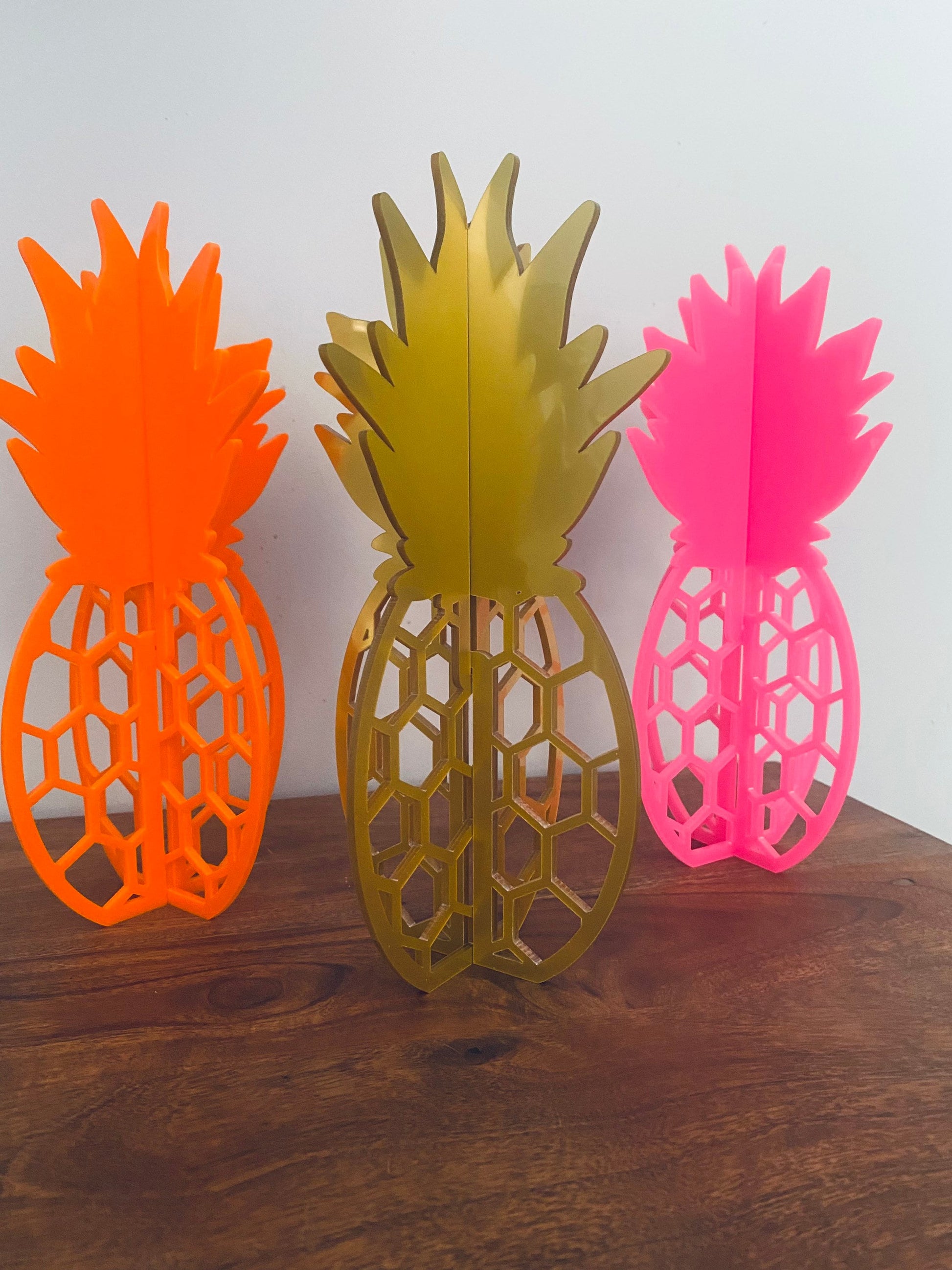 Pineapple ornament - laser cut - pineapple decor