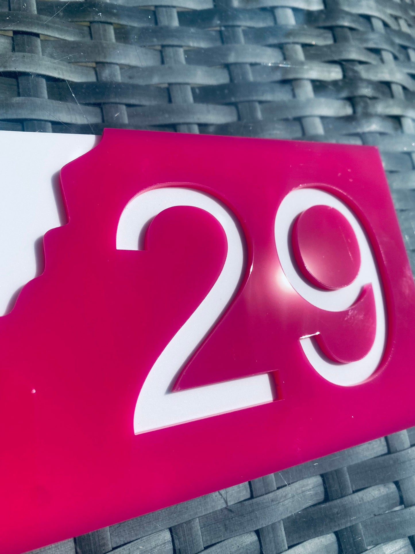 HOUSE SIGN, house numbers, acrylic house numbers