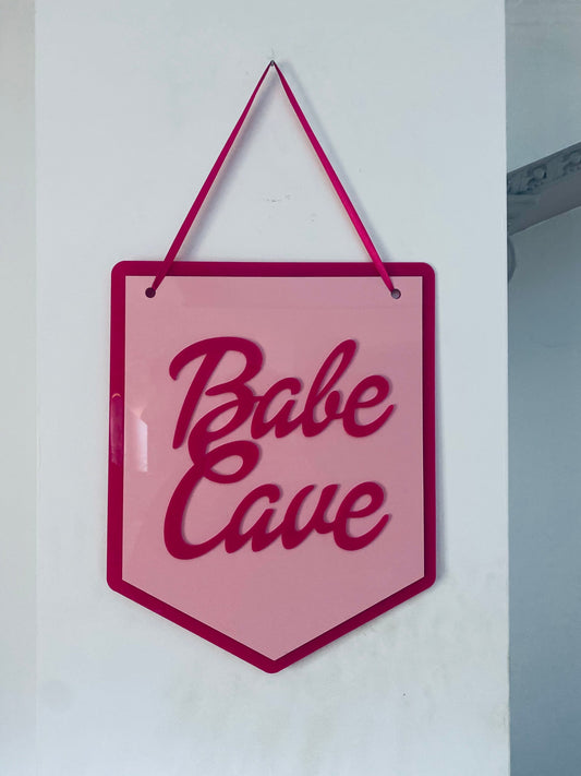 Babe Cave - Wall Decor - Salon Sign