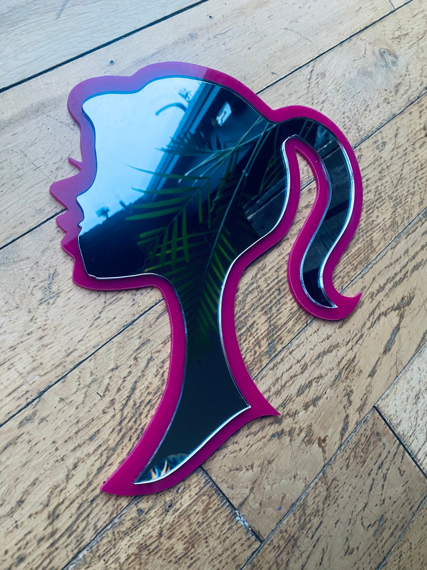 Iconic Girls Head Shaped Mirror