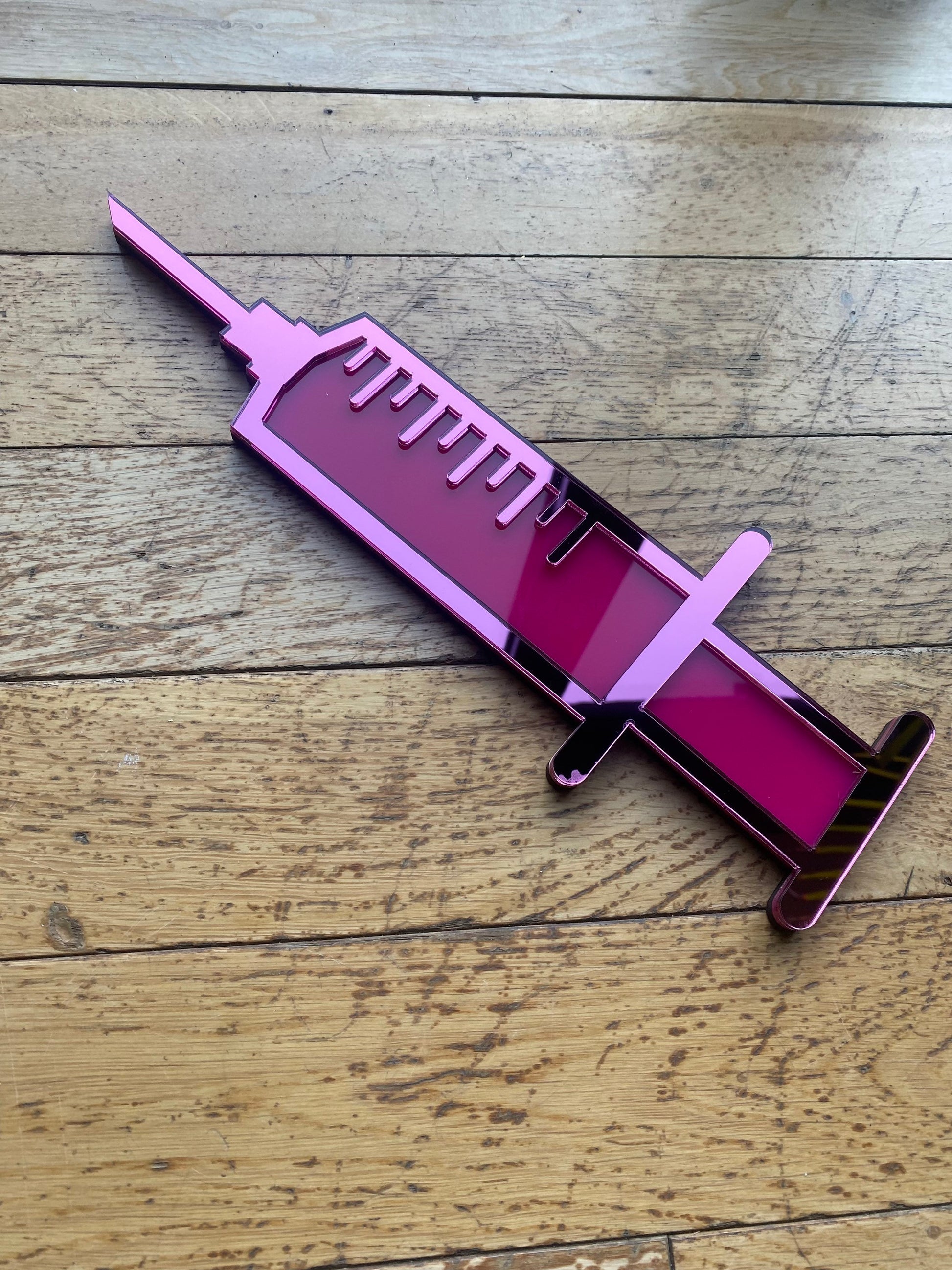 LARGE SYRINGE Wall Decor, Aesthetics Decor, Syringe Wall Art