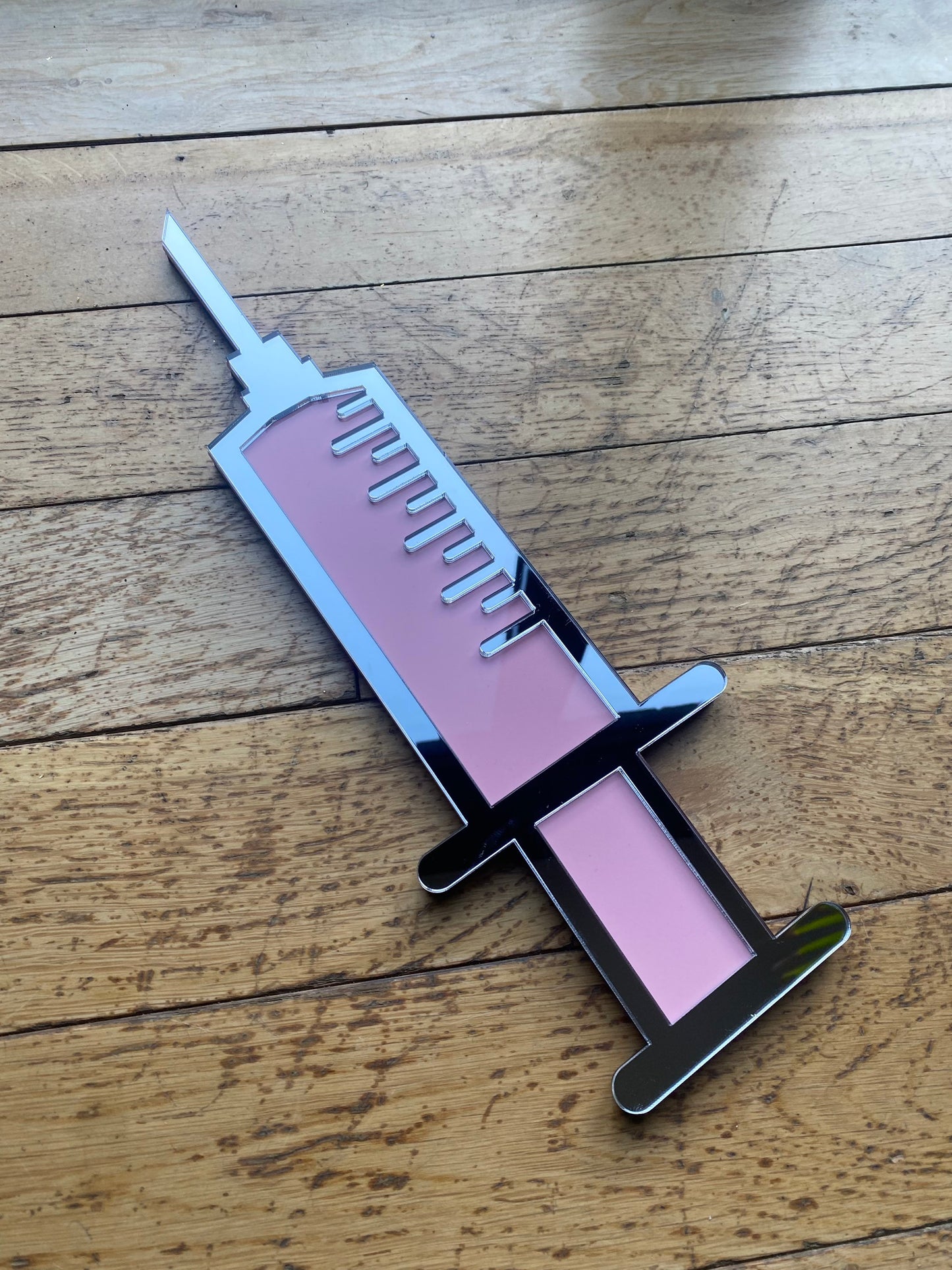 LARGE SYRINGE Wall Decor, Aesthetics Decor, Syringe Wall Art