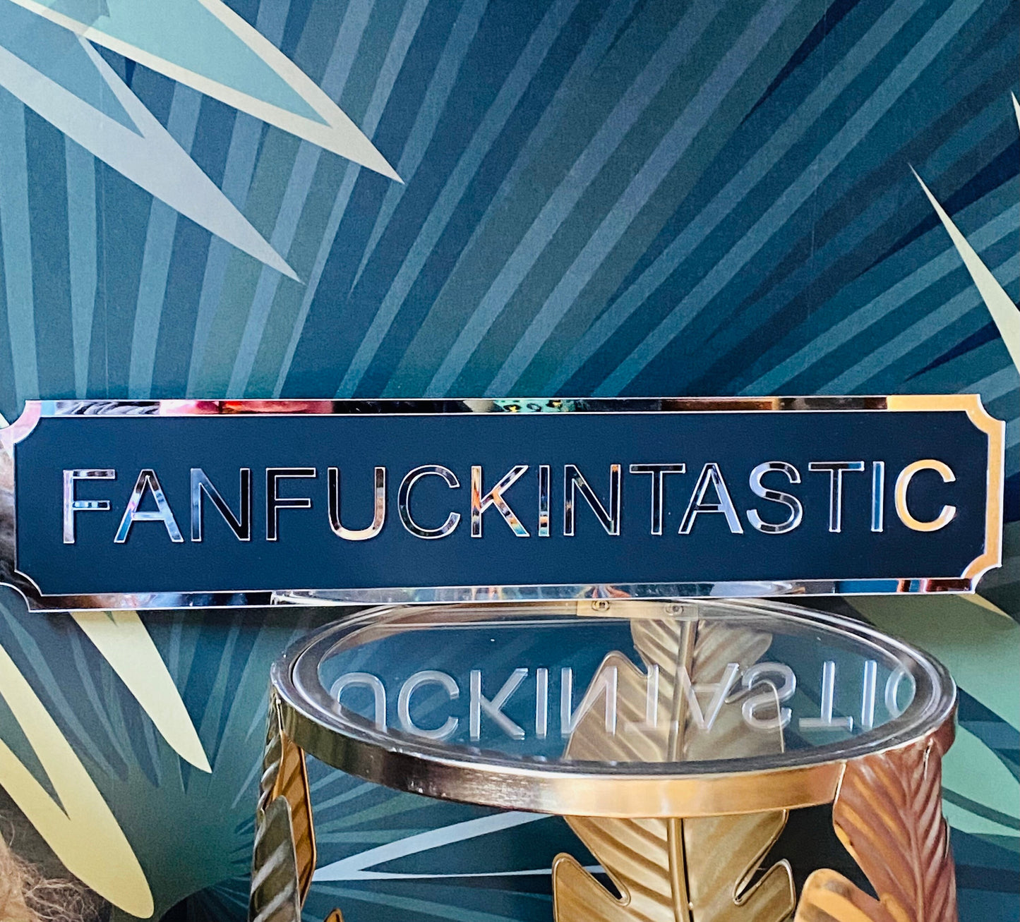 FANFUCKINTASTIC Street style sign, wall decor.