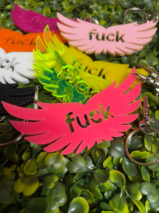 Flying Fuck Keyring