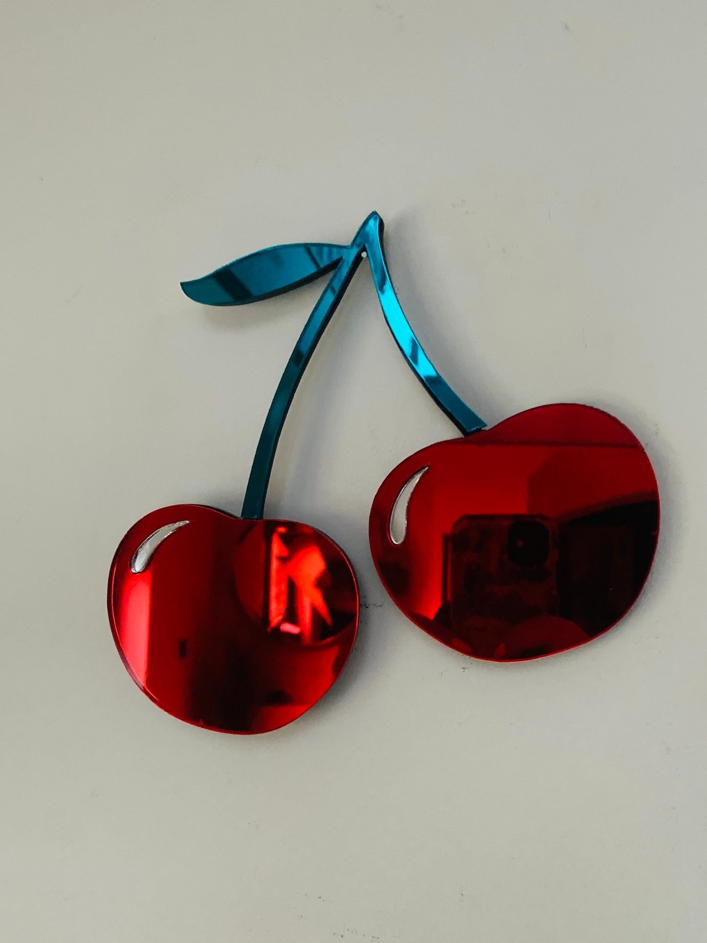 Cherries Mirror Wall Art