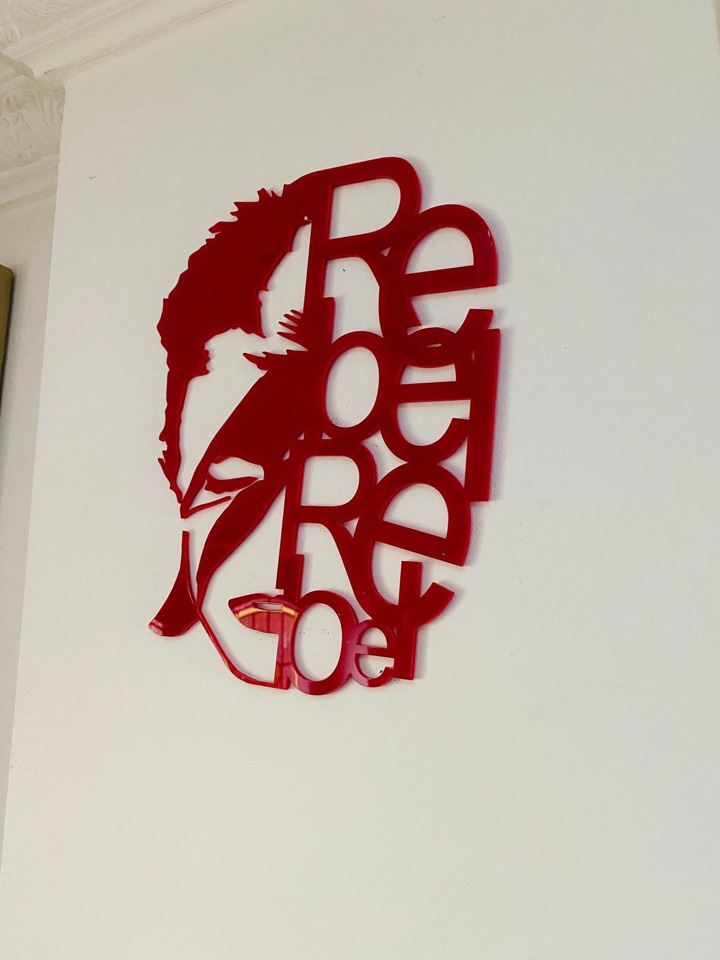 David Bowie Rebel Rebel Acrylic Wall Art