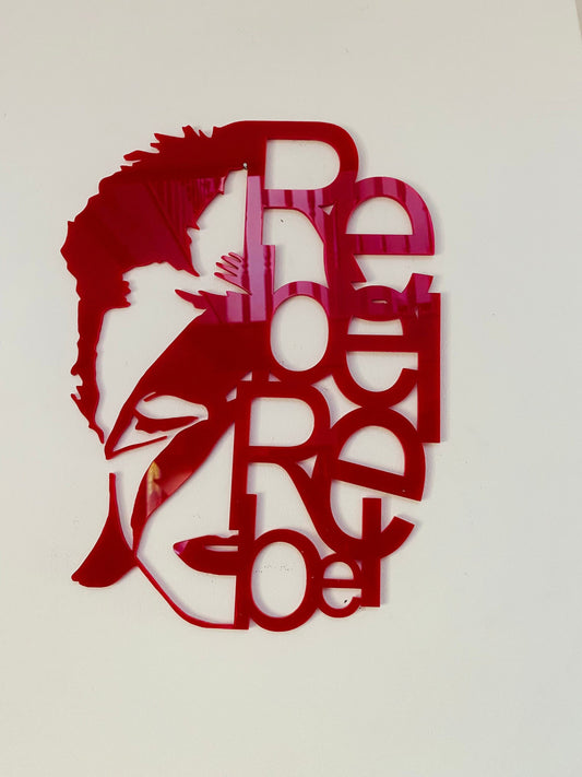 David Bowie Rebel Rebel Acrylic Wall Art