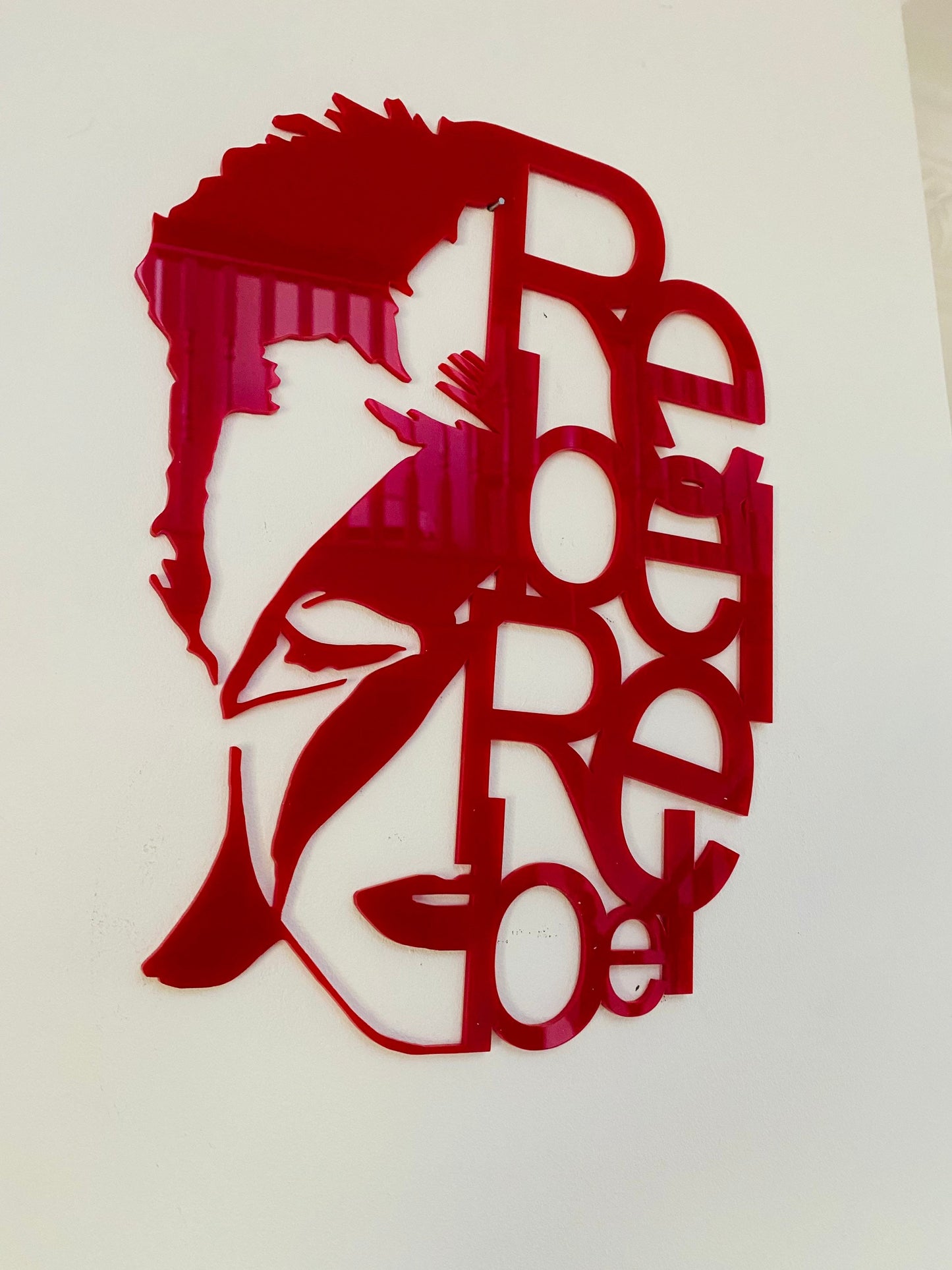 David Bowie Rebel Rebel Acrylic Wall Art